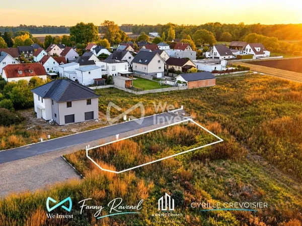 Terrain constructible - 487m2 - BINDERNHEIM