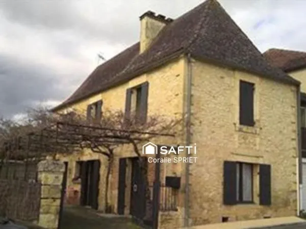 Maison de village, type longère, 3 chambres 96 m2