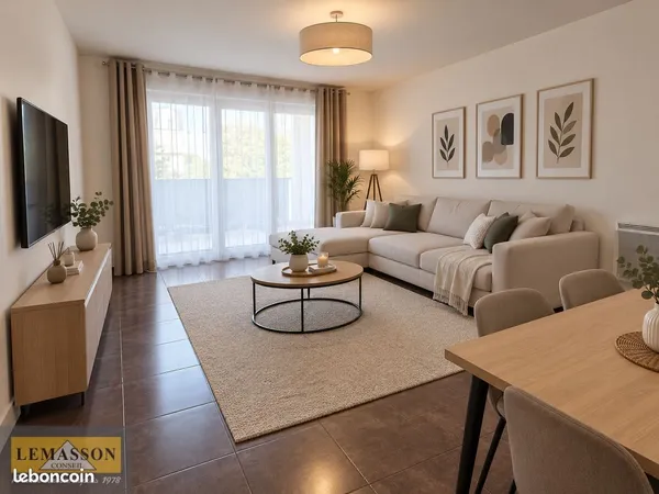 Appartement 3 pièces 62 m²