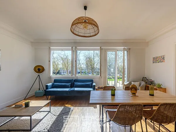Appartement très lumineux en hyper-centre avec vue sur parc