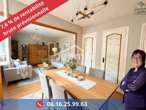 Appartement 3 pièces 63 m²