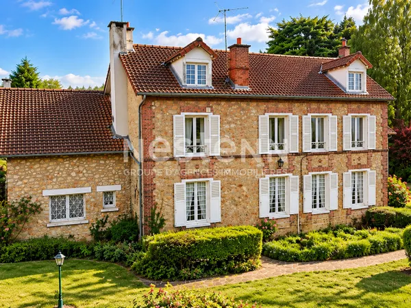 Nestenn Igny - Vauhallan - Maison Bourgeoise en Meulière Fin XIXème - 9 Pièces - 320 m² - Terrain Pa
