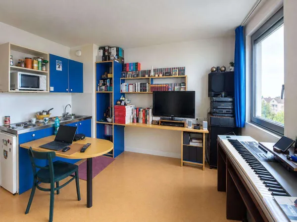 Studio 1 pièce 19 m²