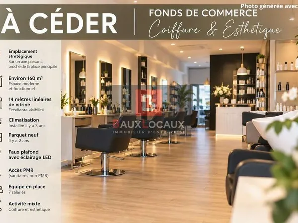 FDC coiffure esthétique à vendre Salon de Provence