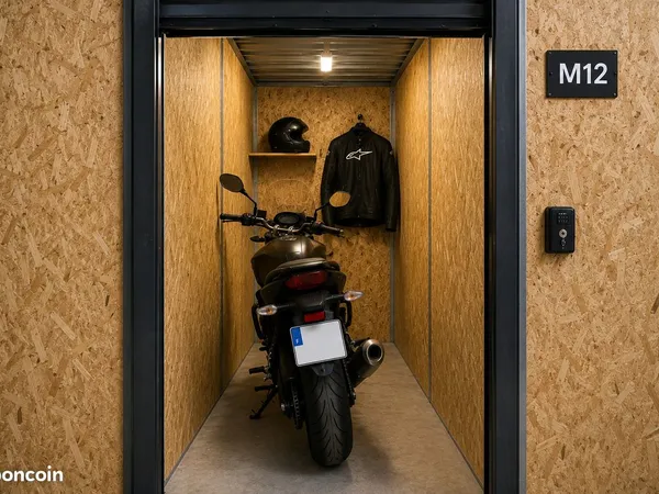 BOX MOTO / SCOOTER 2 roue SÉCURISÉ À LONS - GARAGE INDIVIDUEL