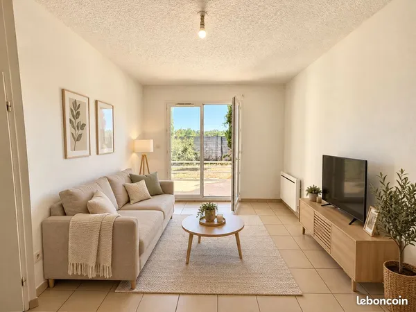 T2 de 37 m² avec jardin & terrasse - Saint-Quentin-de-Baron