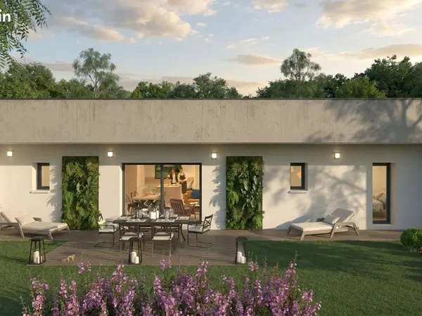 Projet de construction d'une maison 89.85 m² avec terrain à TREBAN (03)