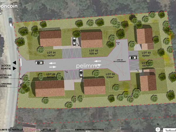 Terrain 528 m² LAMBESC