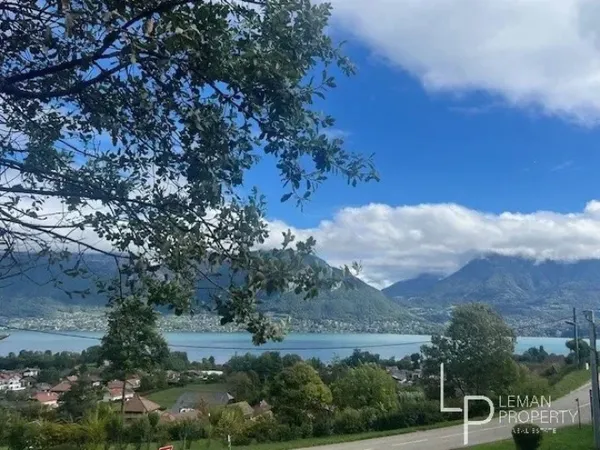 SEVRIER_Projet de maison Oxygène_vue Lac