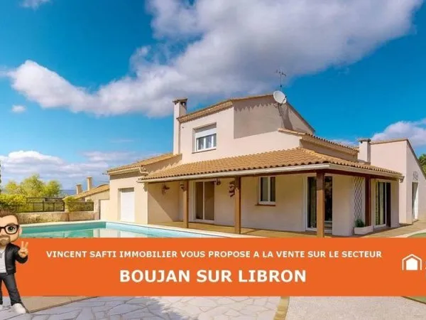 BOUJAN SUR LIBRON - VILLA 220 M² - T6 - PISCINE