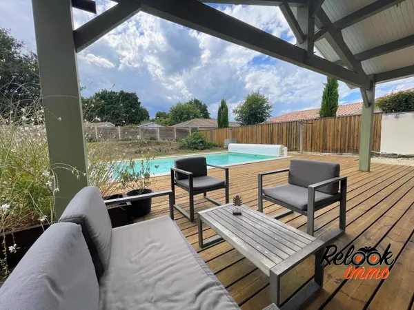 Maison de plain-pied 4 chambres avec piscine Audenge