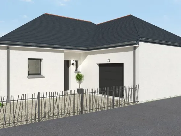 Projet de construction d'une maison 105 m² avec terrain à SAINT-AUBIN-DES-LANDES (35)