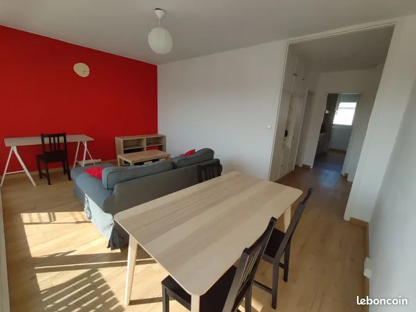 Saint Herblain, quartier Chézine, agréable T2 meublé de 48m2