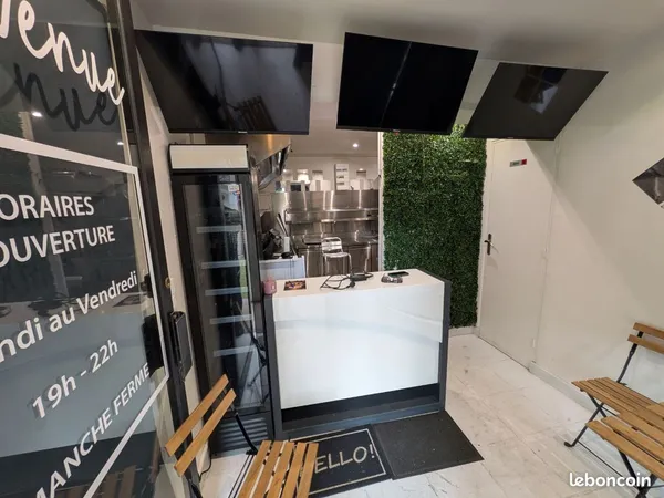 FONDS DE COMMERCE RESTAURATION RAPIDE - 20 m² - VERT-SAINT-DENIS - EXTRACTION PRO