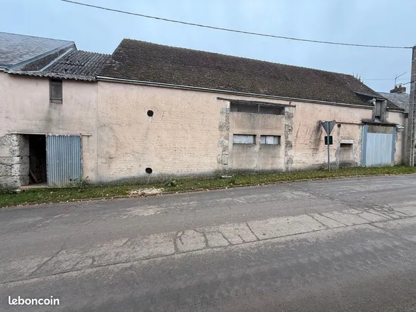 Grange garage box+cour