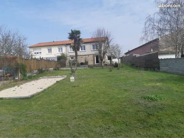Maison 70m2 sur sous sol + grand jardin clôturé
