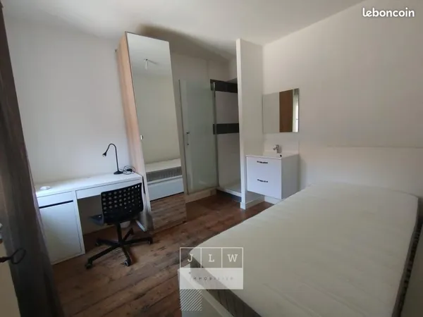 Chambre 2 pièces 11 m²