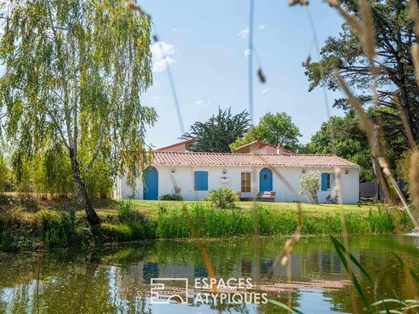Maison PILE : longère champêtre, FACE : contemporaine graphique
