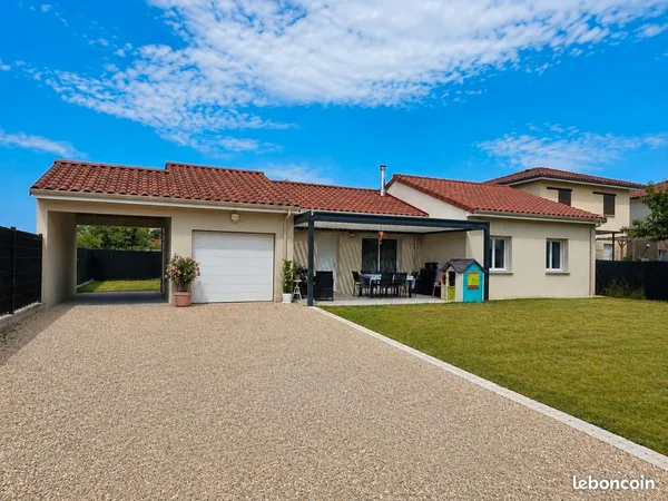 Maison individuelle 98 m² au calme à Saint-Romans - Clés en main