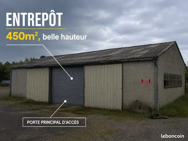 Entrepôt 450m2