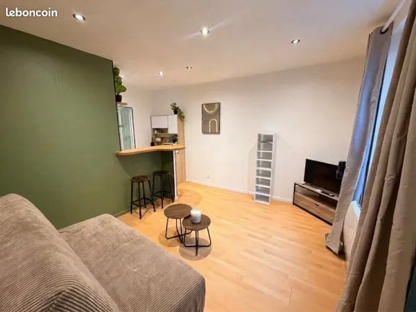 Studio 17m2 meublé rénové - Dinan centre historique