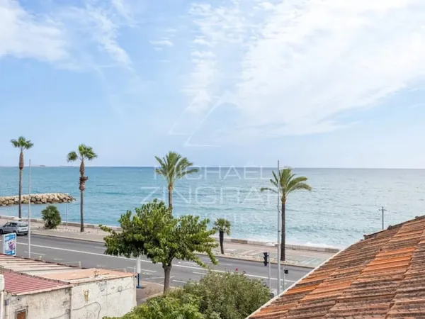 Proche Nice - Cros-de-Cagnes - Maison rénovée avec tropézienne et vue mer