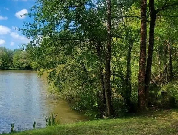 Terrain de loisirs avec étang proche Chenonceau