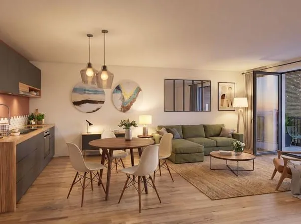 Appartement 3 pièces 61 m²