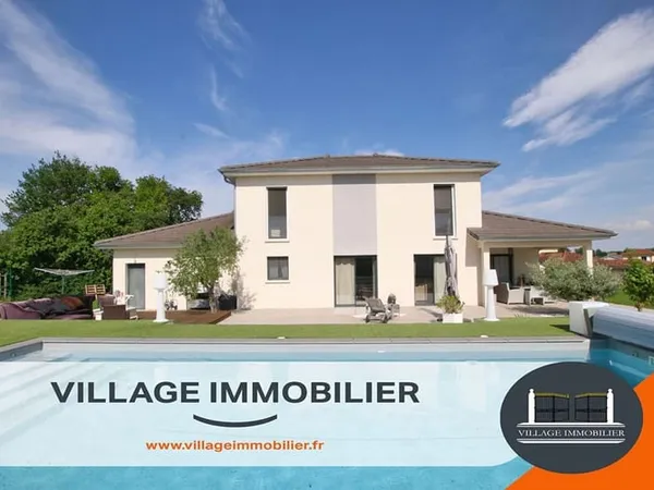Maison Villette d'Anthon 163.84 m2 terrain 1400 m²