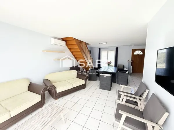 Maison 6 pièces avec jardin