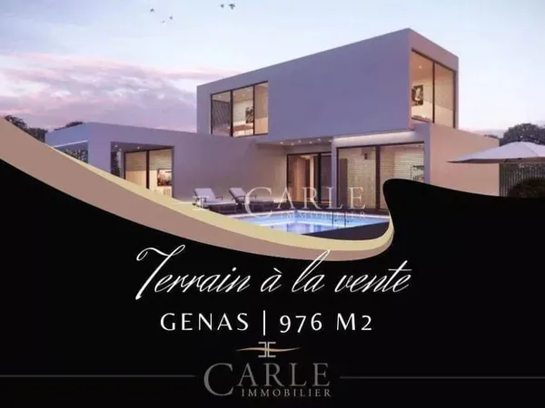 Terrain constructible 976 m²