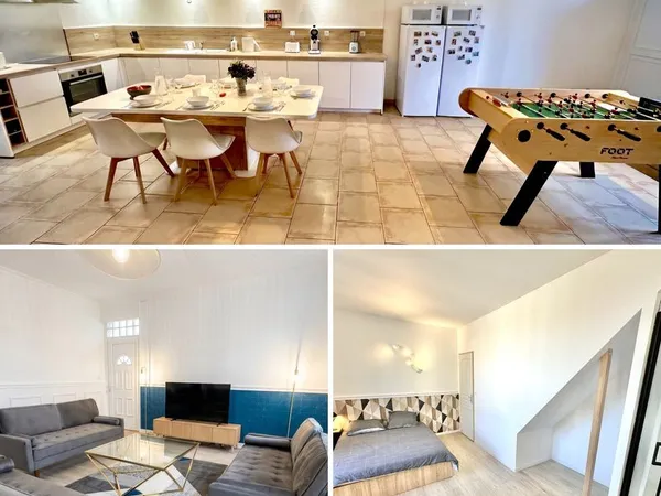 Chambre avec salle d'eau privée - coloc 200 m² avec jardin - ESTHUA / gare Saumur
