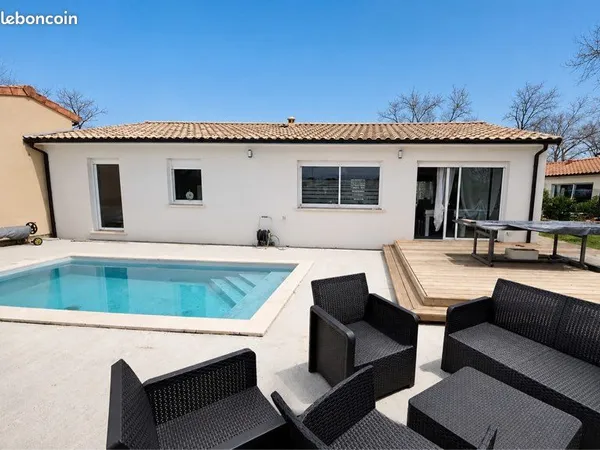 🏡 Maison récente de 107 m² avec piscine - 4 chambres - Cabanac-et-Villagrains