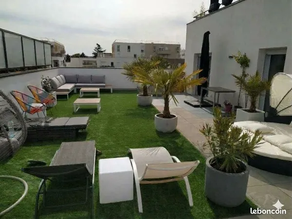 Exceptionnel T4 de 75m² + 95m² d'extérieurs (Rooftop & Balcon) - Vue Parc - Parking Électrique