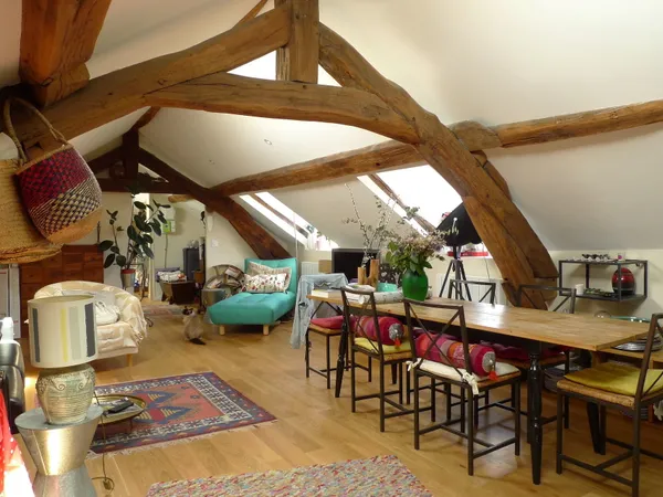 Deux pièces coeur de ville au dernier étage