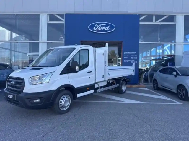 Ford Transit 2t ccb ford  2t chassis cabine avec benne + coffre ar p350 l3 2.0 ecoblue 170ch s&amp;s t