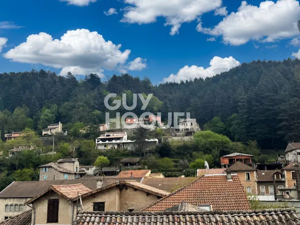 Charmant appartement 3 pièces à Vals les Bains avec grande terrasse