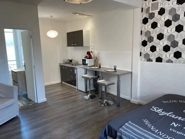 Studio meublé de 26m²
