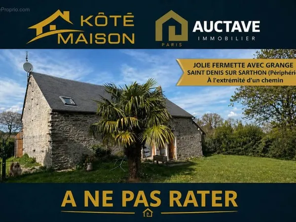 Fermette saint denis sur sarthon (périphérie)