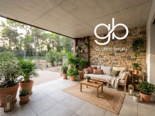 Superbe T2 de 53m2 avec Jardin Terrasse et Piscine - Saint-C