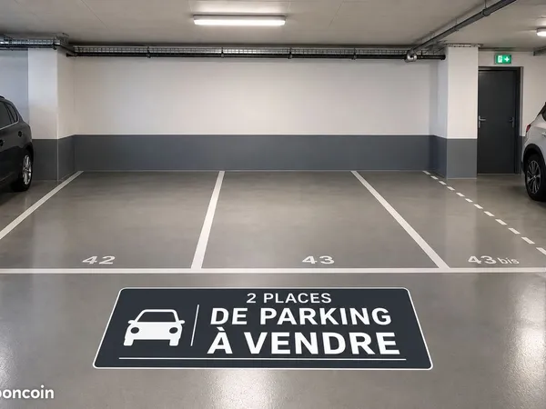 Place de parking en sous sol