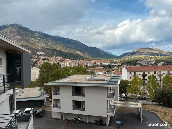 T2 non meublé de 49,88 m2,loué à l'année dans la résidence neuve Les Hauts de Corte