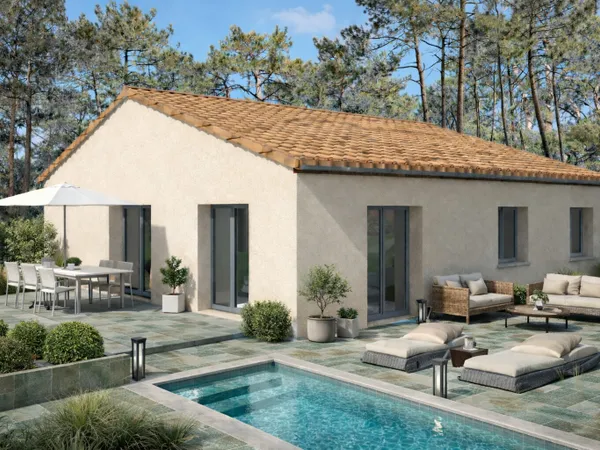 Terrain + maison 82 m²