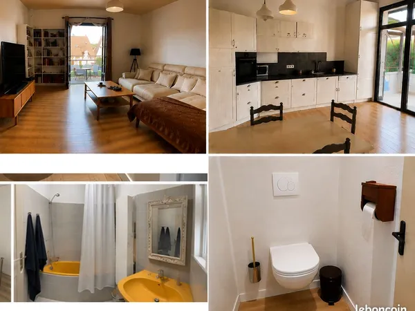 Unieux - Maison ~90 m² + sous-sol - Terrasse plein sud 50 m² - Garage ouvert 50 m² hauteur 4 mètres