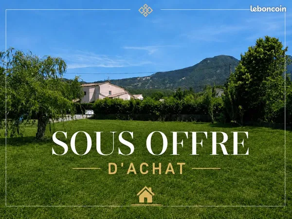 Terrain viabilisé 702 m² - Plan de Gaubert - Digne-les-Bains