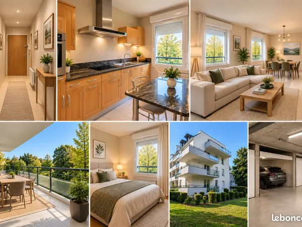 Chartres de Bretagne T4 de 90 m2-Terrasse Sud Ouest 17 m2-Double Stationnement