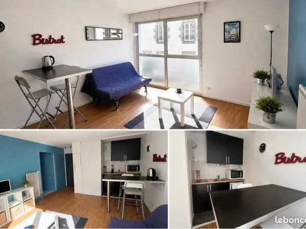Studio meublé centre ville avec parking privé sécurisé