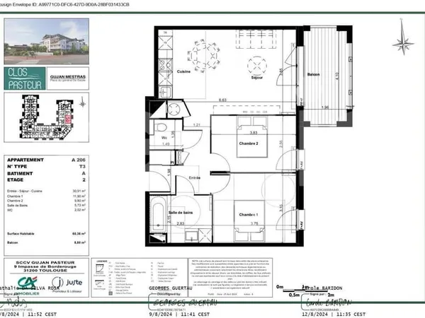 Appartement type 3
