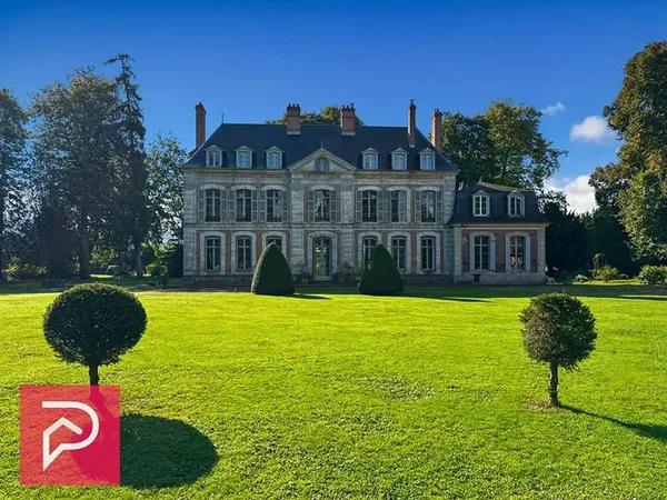 Château XVIIIè siècle dans le pays d'Auge