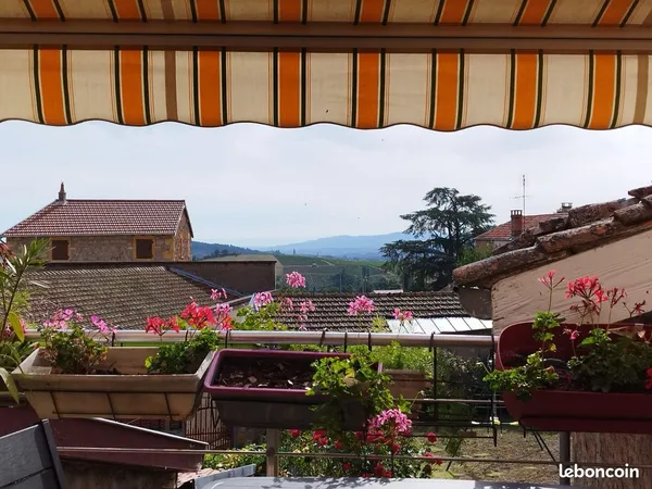 Maison de village avec terrasse et jardin
